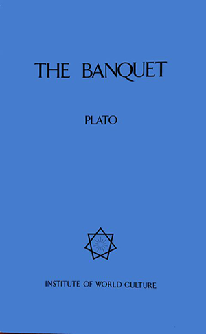 Pamphlet cover for The Banquet by Plato