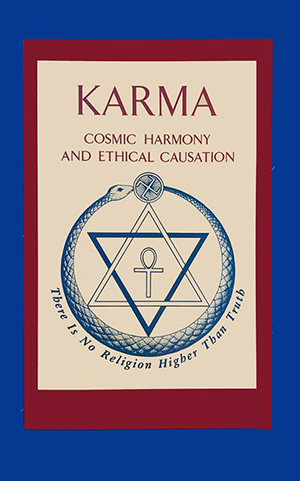 Cover for Karma: Cosmic Harmony and Ethical Causation cover