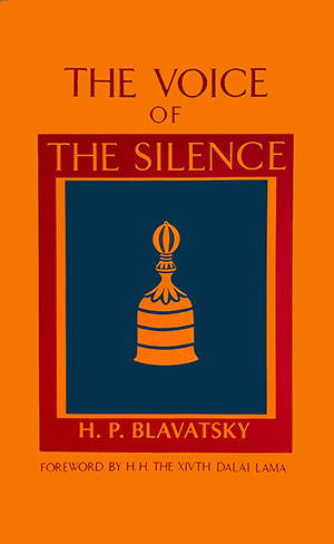 Book cover of The Voice of the Silence by H.P. Blavatsky, with Foreword by His Holiness the Dalai Lama